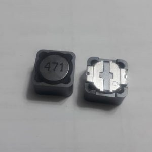 سلف SMD به ظرفیت 470uH و ابعاد 12*12 میلیمتر