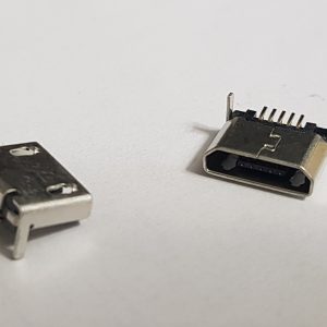 کانکتور microusb مادگی 5PIN ، با دو هولدر DIP