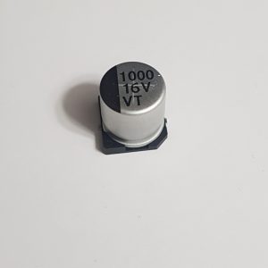 خازن آلومنیومی smd سایز 1000uF , 16V – 10*10