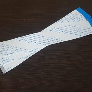 کابل فلت FFC ، دارای 50 پین به فاصله 0.5mm به طول 15cm – از نوع Reverse Side