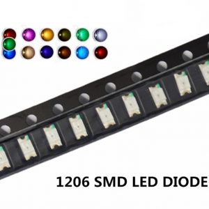 دیودهای LED از نوع SMD سایز 1206 – رنگ قرمز