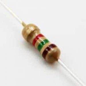 مقاومت 1.5kΩ ، توان 0.25W