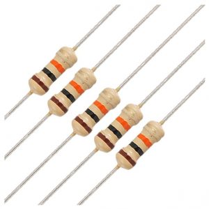 مقاومت 10kΩ ، توان 0.25W